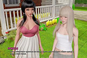 3D animated porn with big tits and big cock