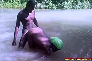 African and European teens in hardcore bush sex compilation