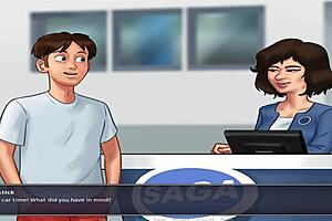 Cartoon porn with big boobs and monster cock