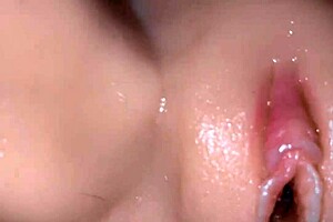 Beautiful Asian woman’s moans of pleasure while being penetrated tightly in her pussy