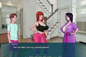 Beautiful secretary and stepmother in hot scene in Sexnote chap 49