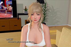 Beautiful women with amazing curves in a 3D animated porn movie