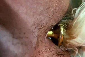 First time gay anal scene with a butt plug