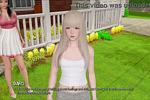 Beautiful 3D animated hentai with big tits and huge cock