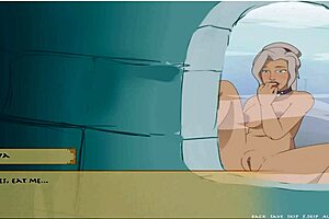 Hentai game with commentary: Busty slaves in Four Element Trainer Book 5