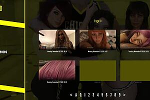 Beautiful big tits bouncing in an animated porn video