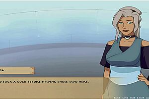 Hentai game with commentary: Busty slaves in Four Element Trainer Book 5