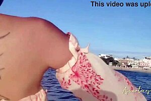 Petite teen enjoys water sports and tight pussy cumshots