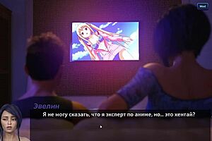 Beautiful anime babes get a beaver dam massage with a handjob