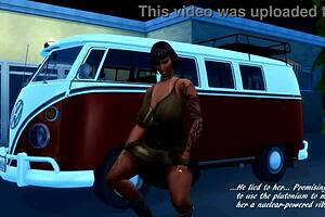 A hot and animated parody of The Sims 4 Back to the Future XXX