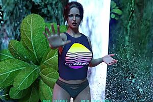 3D animated game with big boobs and huge cock