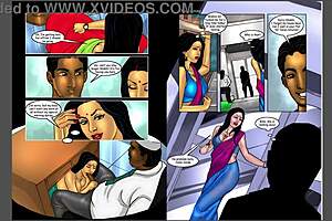 3D animated Indian hentai with double trouble in Savita Bhabhi episode 16