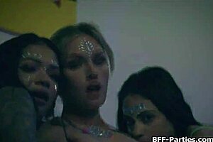 A group of people in their twenties party and have sex