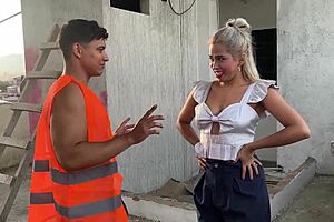 Young wife rides and gets fucked by her boss's son