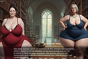 Big-boobed MILF enjoys intense anal sex in games