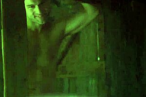 Steamy worker joins gay couple for some rough fun