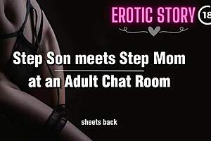 Stepson meets stepmother in an erotic chat room