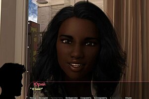 Beautiful anime babe gets a bath and a cunilingus in Hale’s Story