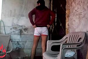 Gay men having sex outside