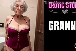 The first part of a hot series with a grandma’s piss fetish