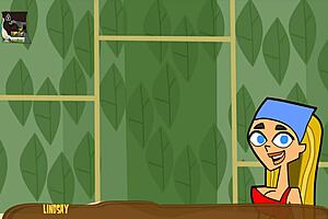 Lindsey and Heather get naughty in Total Drama Harem