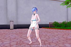 3D animated hentai with a big ass in a dating game