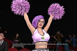 3D animated hardcore with fingering and cum in mouth