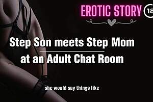 Stepson meets stepmother in an erotic chat room