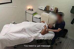 Plump Canadian housewife gets a sexy massage from a stud