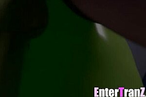 Beautiful transsexuals get fucked hard and brutally by big black cocks