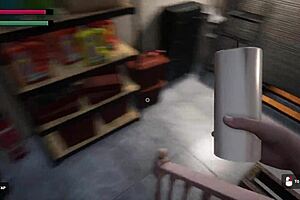 3D animated big ass stepmother gets stuck in the washing machine
