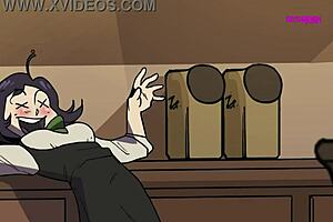 A barista with an amazing ass wants to have sex – a cartoon parody