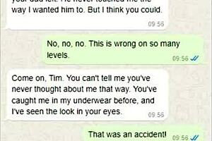 My accidental WhatsApp cock send to my stepmom's phone