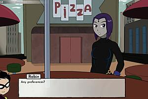Animated porn with Teen Titans: Raven edition