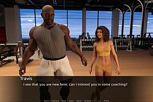 3D hentai game featuring hotwife and BBC action