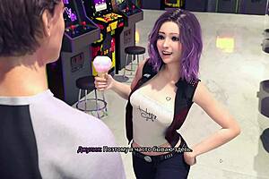 3D animated game with big-breasted women and 69 anal scene
