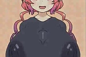 Big tits and big cock in an anime game