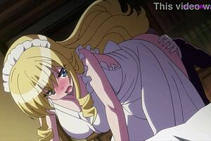 The caretaker satisfies the queen in a kinky and perverted manner - Hentai