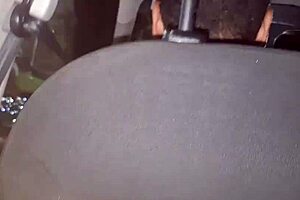 Beautiful gay gives blowjob to black Uber driver on his way back home