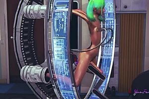 Japanese shemale Ash in steamy 3D Yaoi femboy adventure