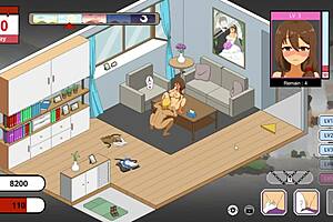 Cheating hubby gets punished in anime-style hentai game