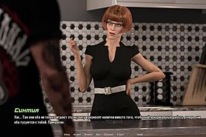 Beautiful anime video with 3D characters in hot FFM action