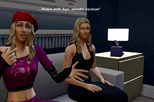 Mary-Kate and Ashley get breast implants in this adult animated video
