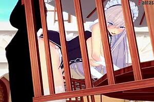 Belfast seduces with Azurlane and Sheer Fantasyking3 collections