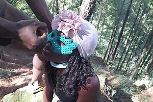 Hardcore jungle threesome with horny friend and black cock