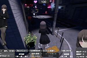 Sereka-san’s daring solo performance in a transparent coat in public