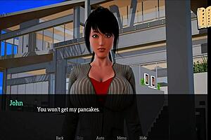 Adult animated walkthrough of the erotic visual novel 'My new family 205'