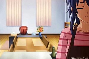 Horny step sister gets naughty while step mom cooks