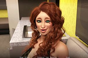 Beautiful cartoon porn with big tits and big cock in 3some action