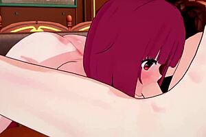 3D cartoon of kana arima in uncensored porn action